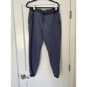 J Crew Double Brushed Fleece Sweatpants Jogger Blue M